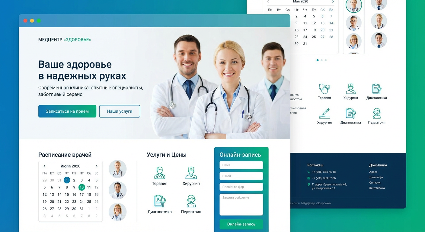 Сайт медицинского центра